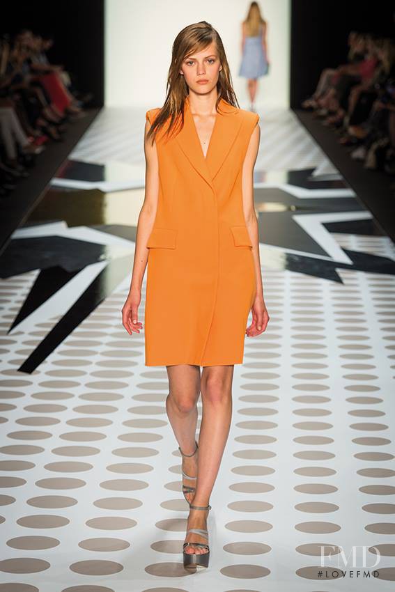 Esther Heesch featured in  the Dorothee Schumacher fashion show for Spring/Summer 2014