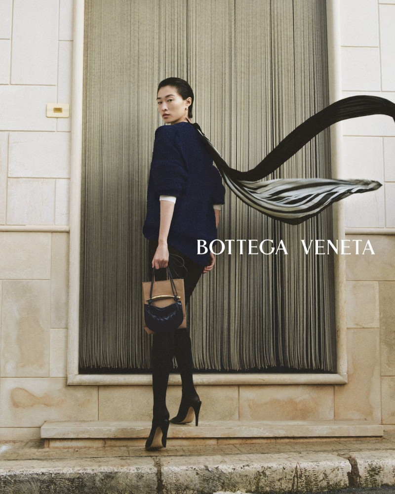 Chu Wong featured in  the Bottega Veneta advertisement for Spring/Summer 2023