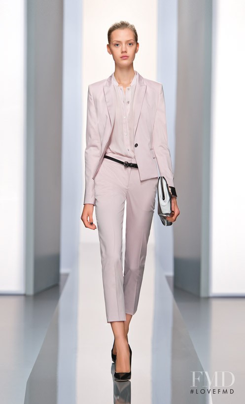 Esther Heesch featured in  the Hugo Boss lookbook for Spring/Summer 2013