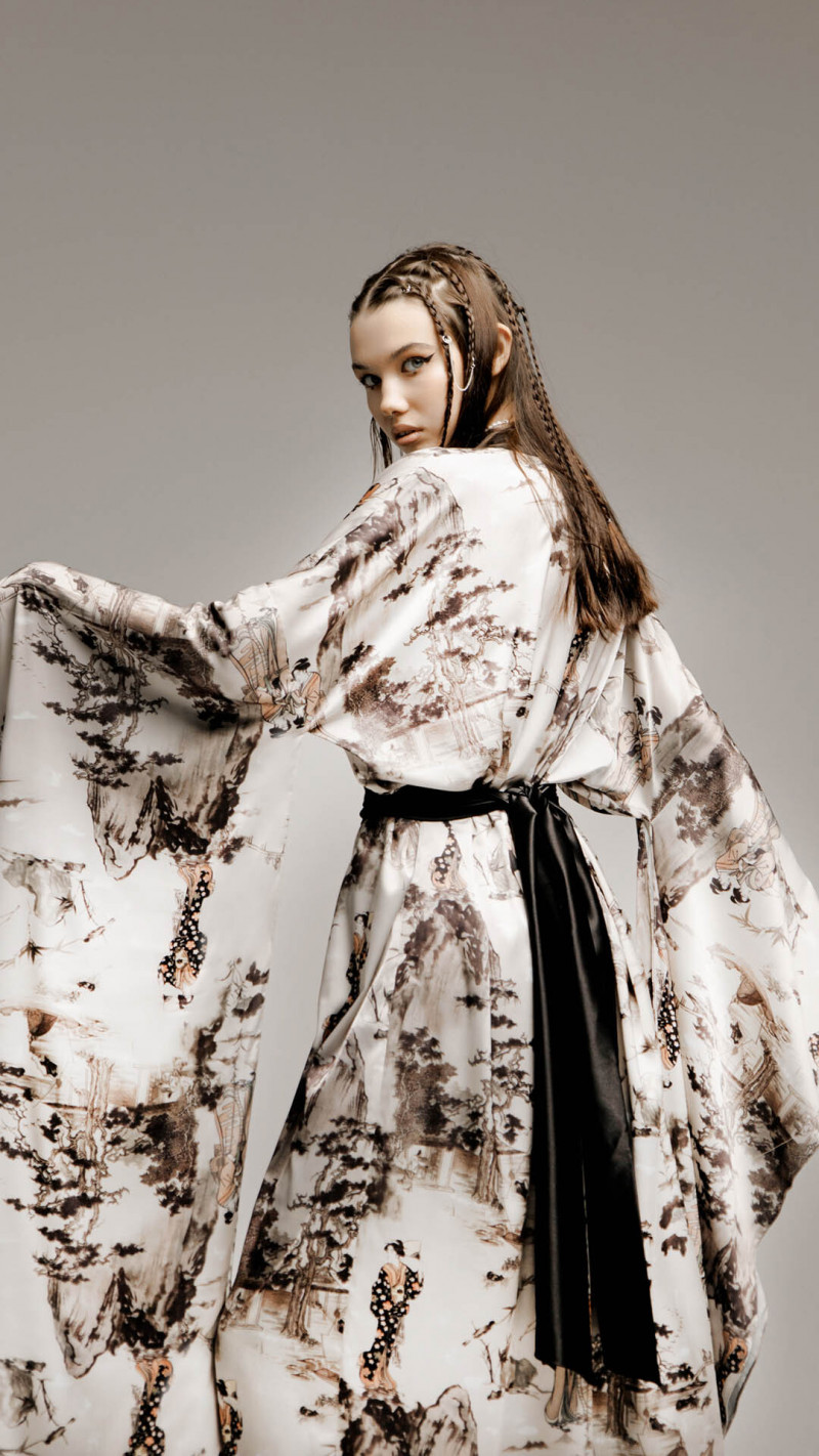 Ksenia Vladimirova featured in  the Zefir catalogue for Spring/Summer 2023