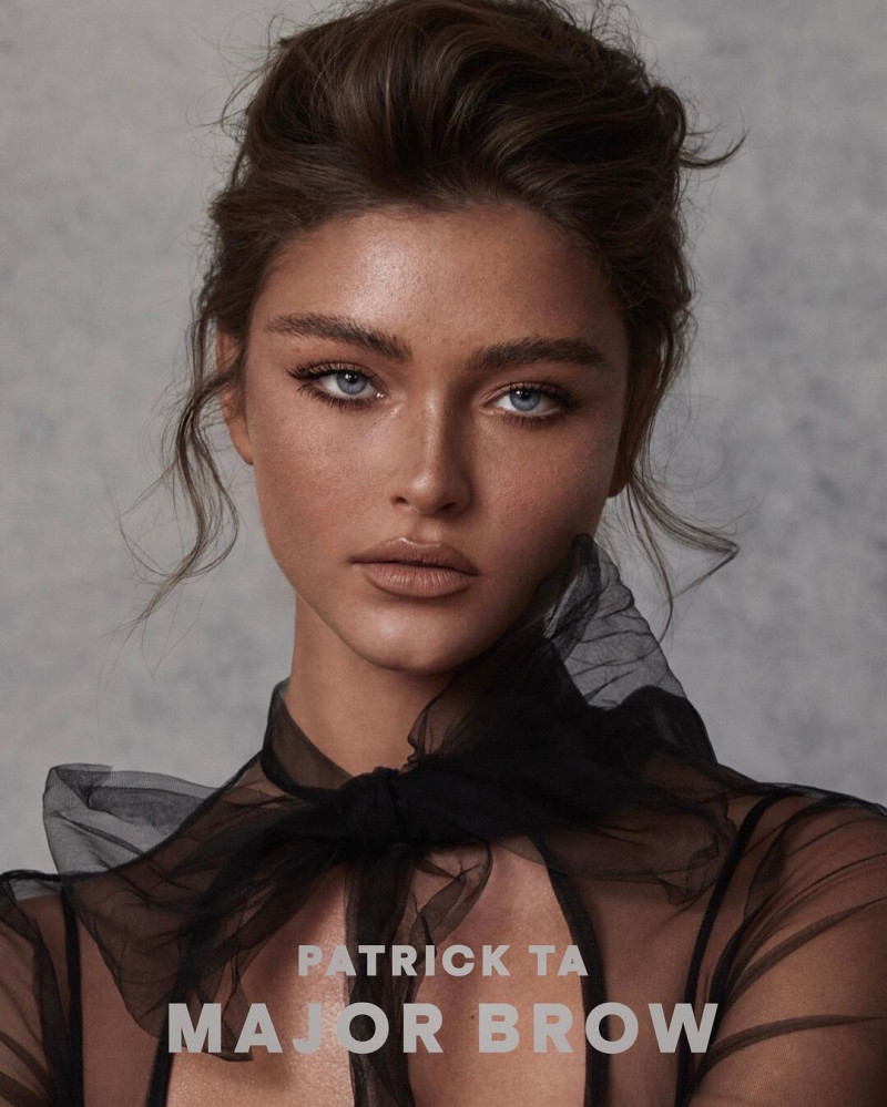 Sydney Melman featured in  the Patrick Ta advertisement for Autumn/Winter 2021