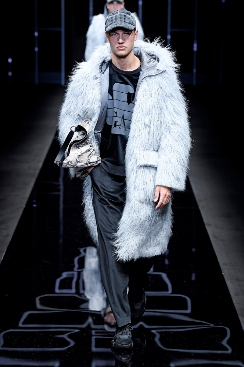 Paul François featured in  the Emporio Armani fashion show for Autumn/Winter 2019