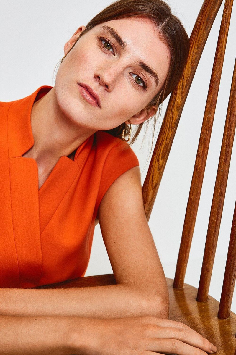 Aimee Foy featured in  the Karen Millen catalogue for Spring/Summer 2021