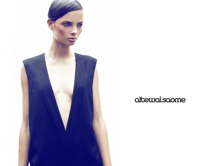 Moa Aberg featured in  the AltewaiSaome advertisement for Autumn/Winter 2011