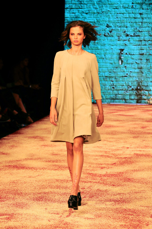 Moa Aberg featured in  the Carin Wester fashion show for Spring/Summer 2012