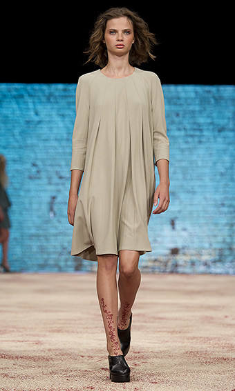 Moa Aberg featured in  the Carin Wester fashion show for Spring/Summer 2012