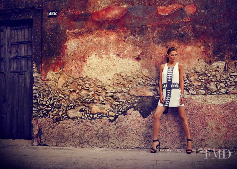 Catherine McNeil featured in  the KOOKAI advertisement for Spring/Summer 2013