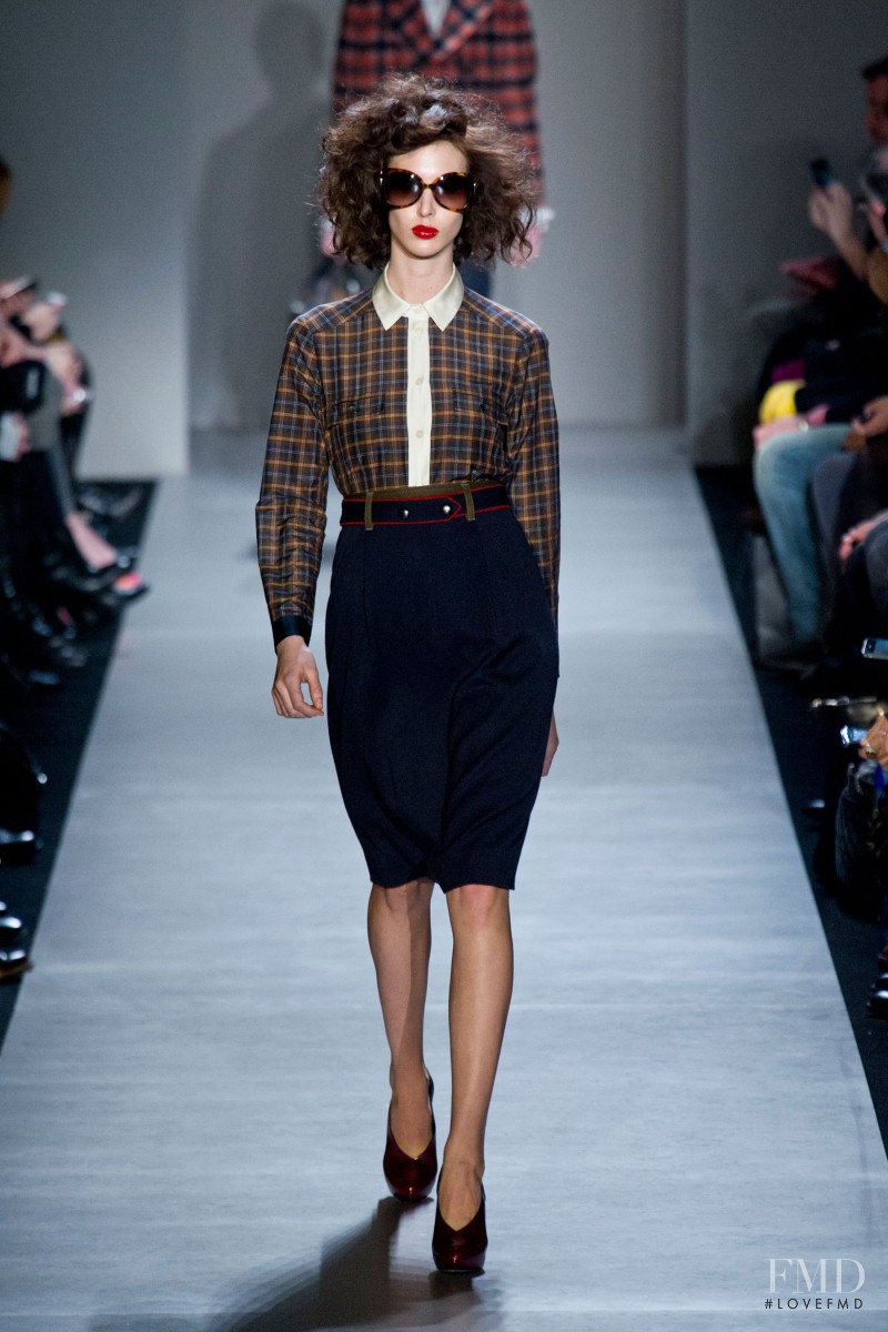 Ruby Aldridge featured in  the Marc by Marc Jacobs fashion show for Autumn/Winter 2013