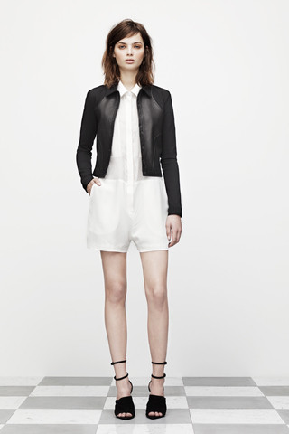 Moa Aberg featured in  the T by Alexander Wang lookbook for Pre-Fall 2012
