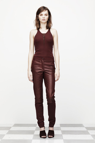 Moa Aberg featured in  the T by Alexander Wang lookbook for Pre-Fall 2012