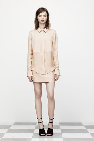 Moa Aberg featured in  the T by Alexander Wang lookbook for Pre-Fall 2012