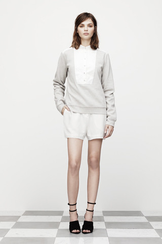 Moa Aberg featured in  the T by Alexander Wang lookbook for Pre-Fall 2012