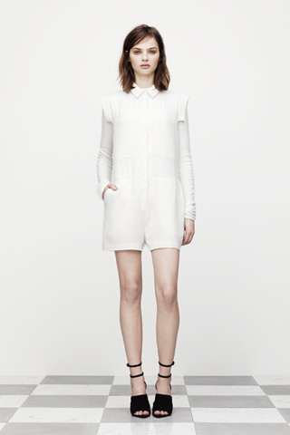 Moa Aberg featured in  the T by Alexander Wang lookbook for Pre-Fall 2012