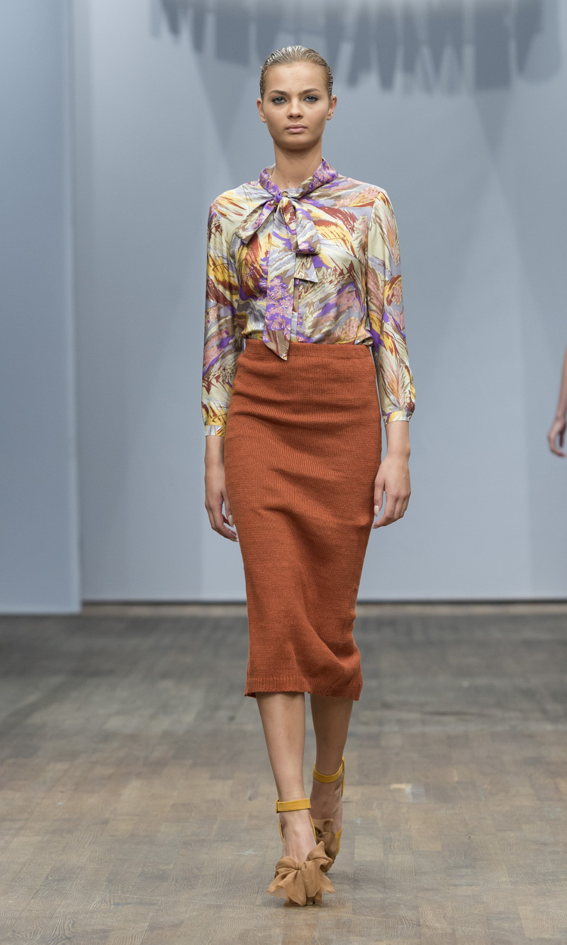 Moa Aberg featured in  the Mes Dames fashion show for Spring/Summer 2013