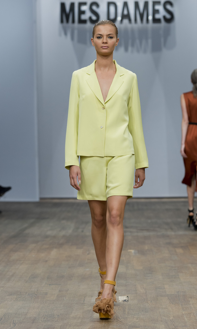 Moa Aberg featured in  the Mes Dames fashion show for Spring/Summer 2013