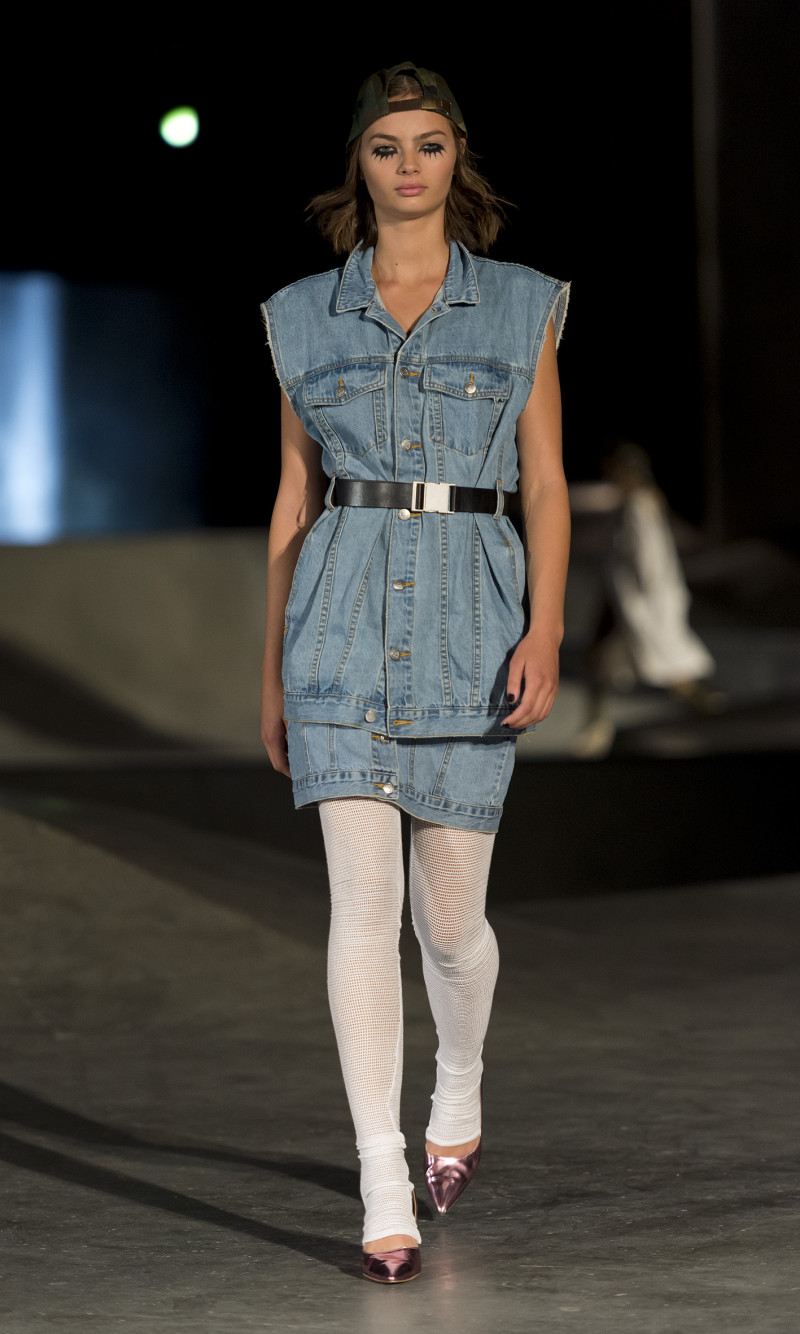 Moa Aberg featured in  the Norrback fashion show for Spring/Summer 2013