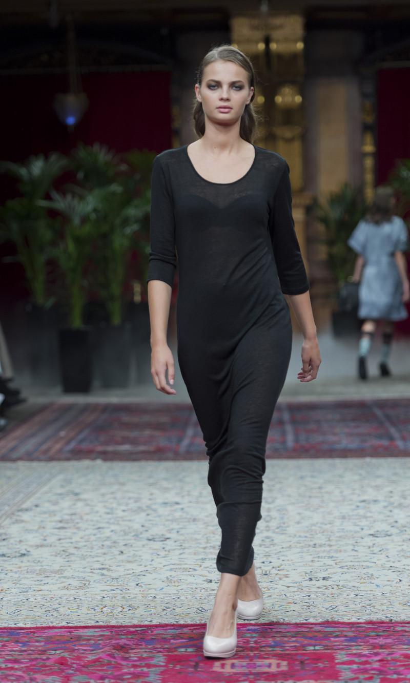 Moa Aberg featured in  the Norrback fashion show for Spring/Summer 2013
