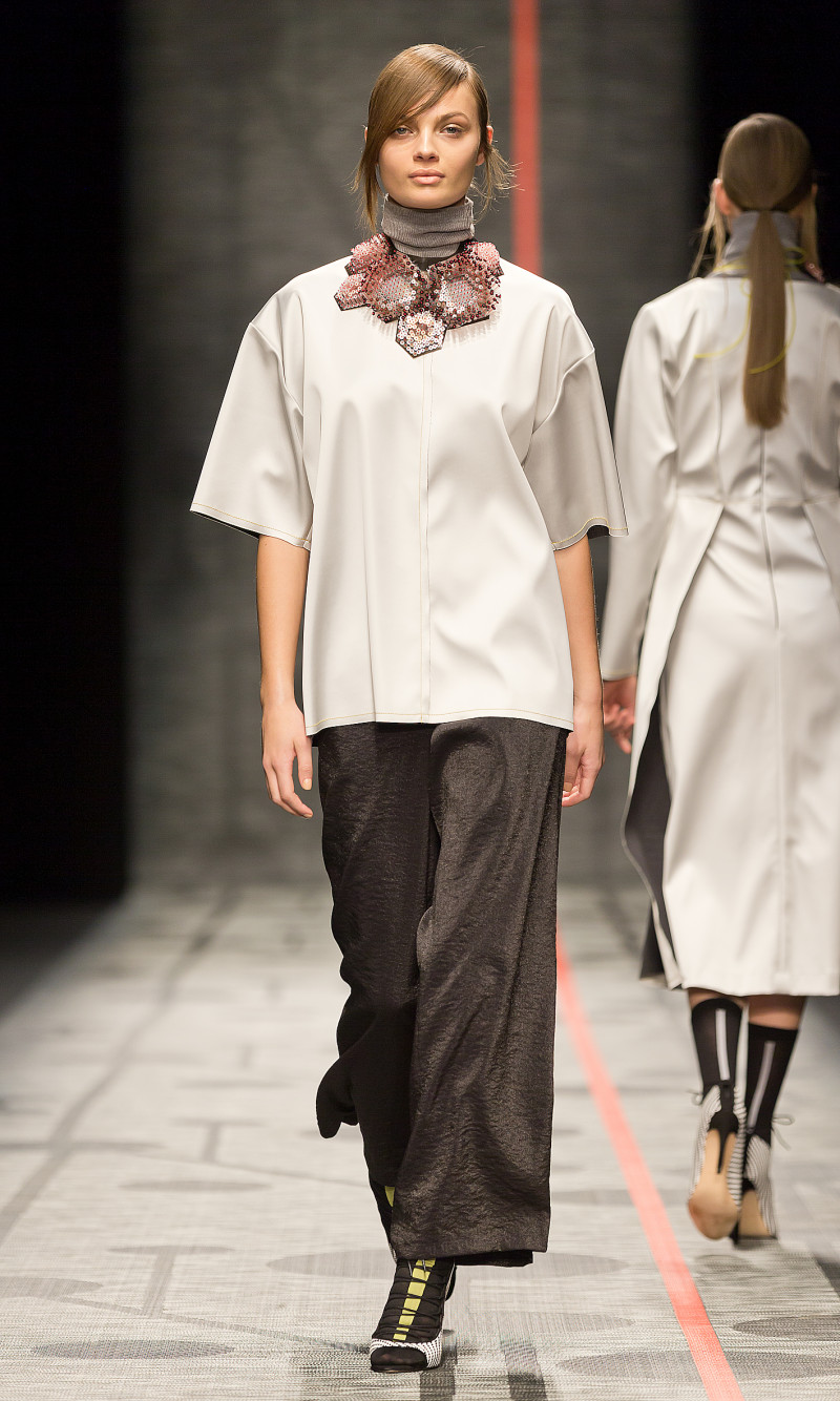 Moa Aberg featured in  the AltewaiSaome fashion show for Autumn/Winter 2014