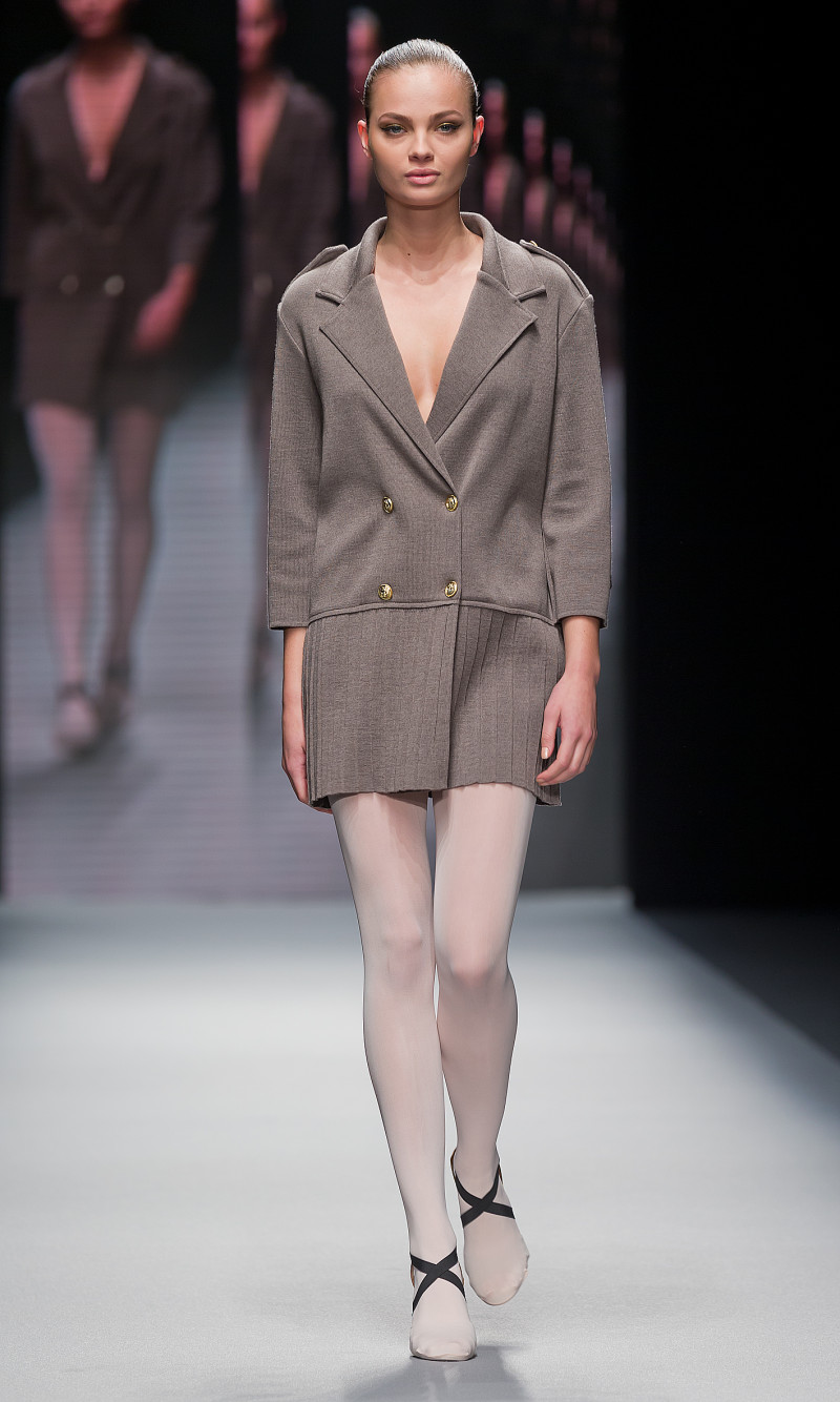 Moa Aberg featured in  the Busnel fashion show for Autumn/Winter 2014