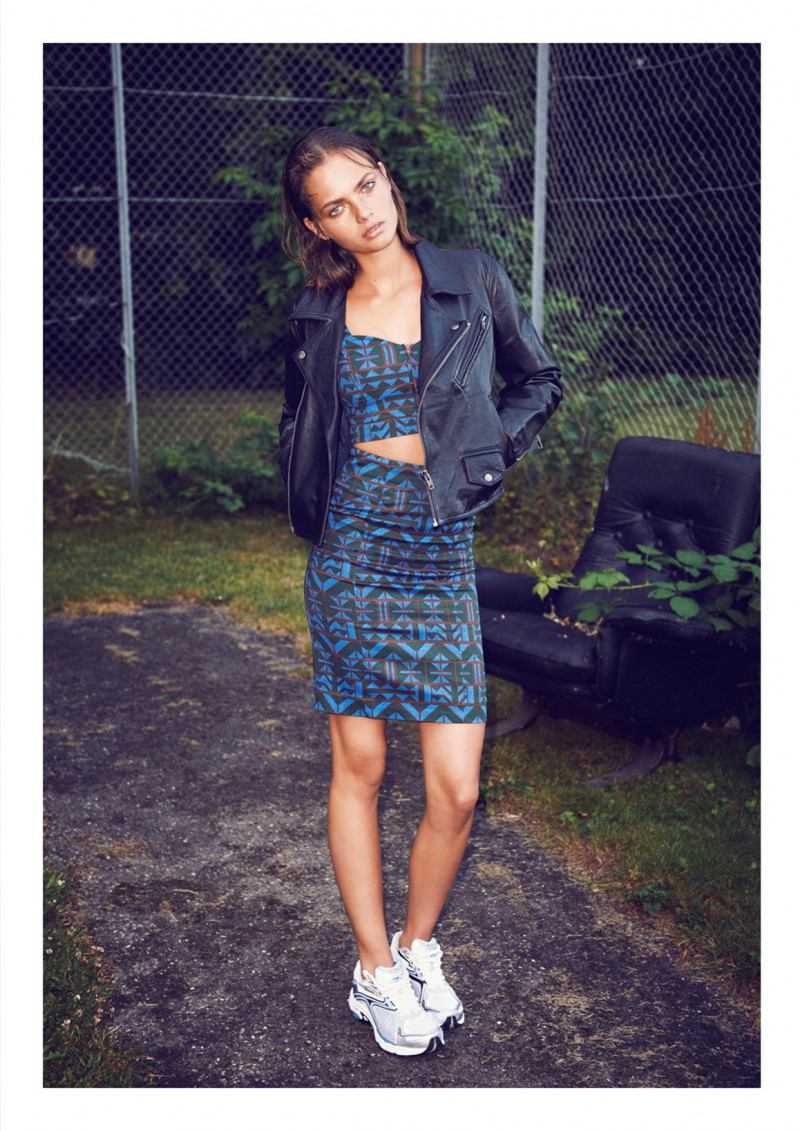 Moa Aberg featured in  the Wood Wood advertisement for Spring/Summer 2013
