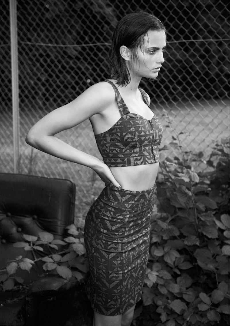Moa Aberg featured in  the Wood Wood advertisement for Spring/Summer 2013