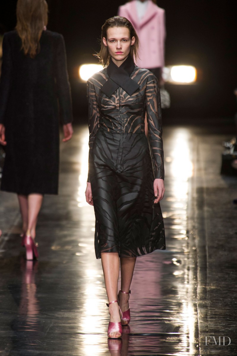 Emma  Oak featured in  the Carven fashion show for Autumn/Winter 2013