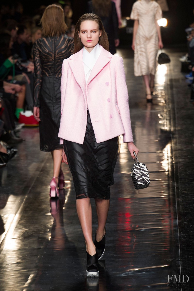 Tilda Lindstam featured in  the Carven fashion show for Autumn/Winter 2013