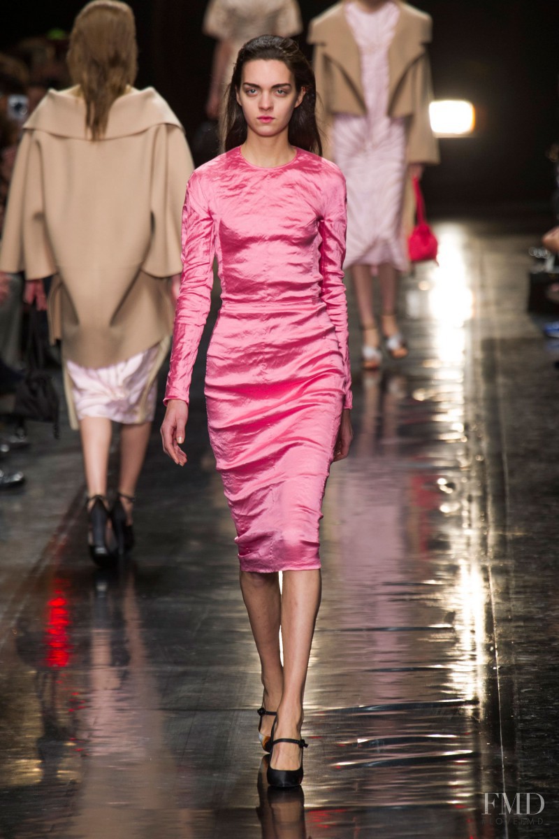 Magda Laguinge featured in  the Carven fashion show for Autumn/Winter 2013