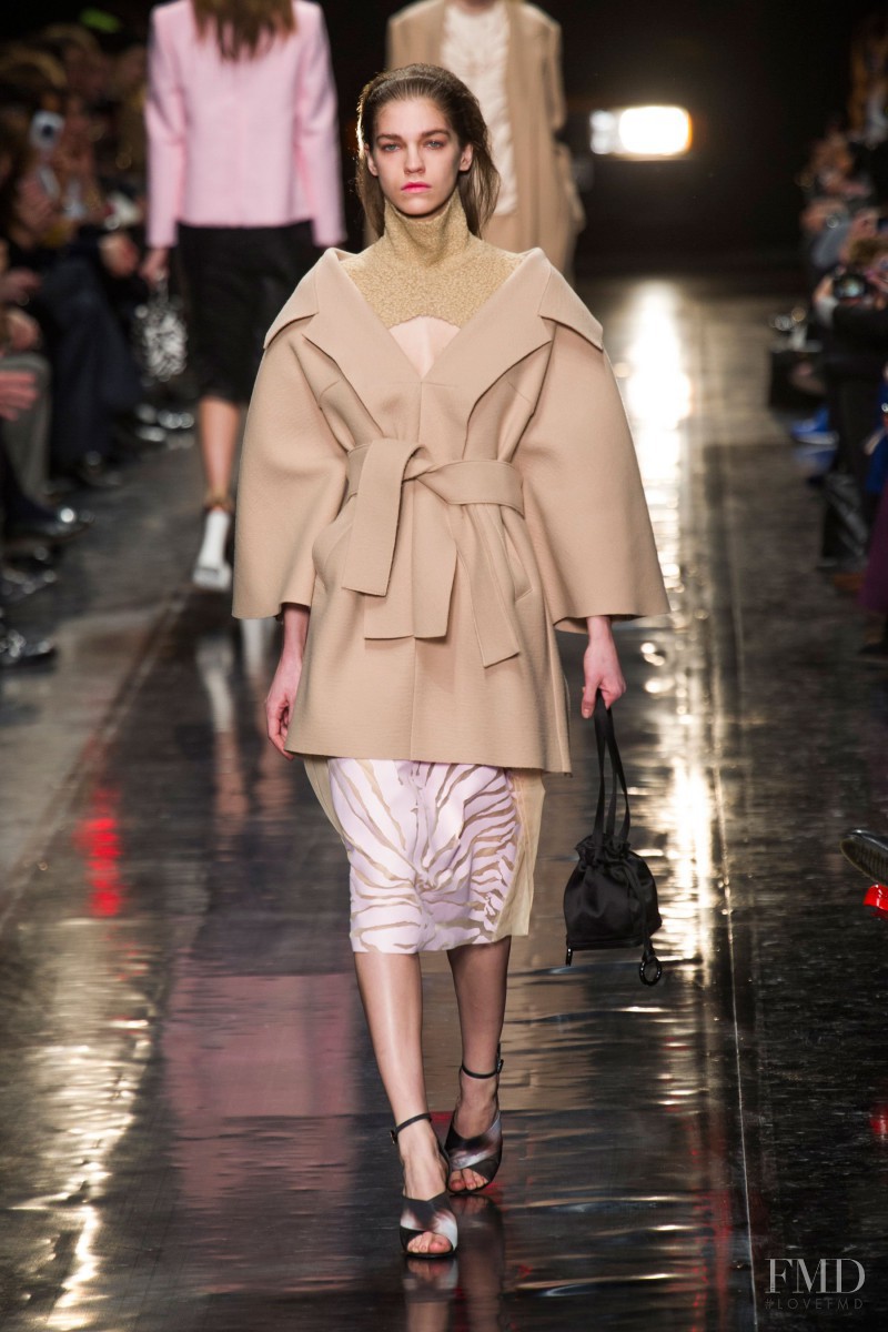 Samantha Gradoville featured in  the Carven fashion show for Autumn/Winter 2013