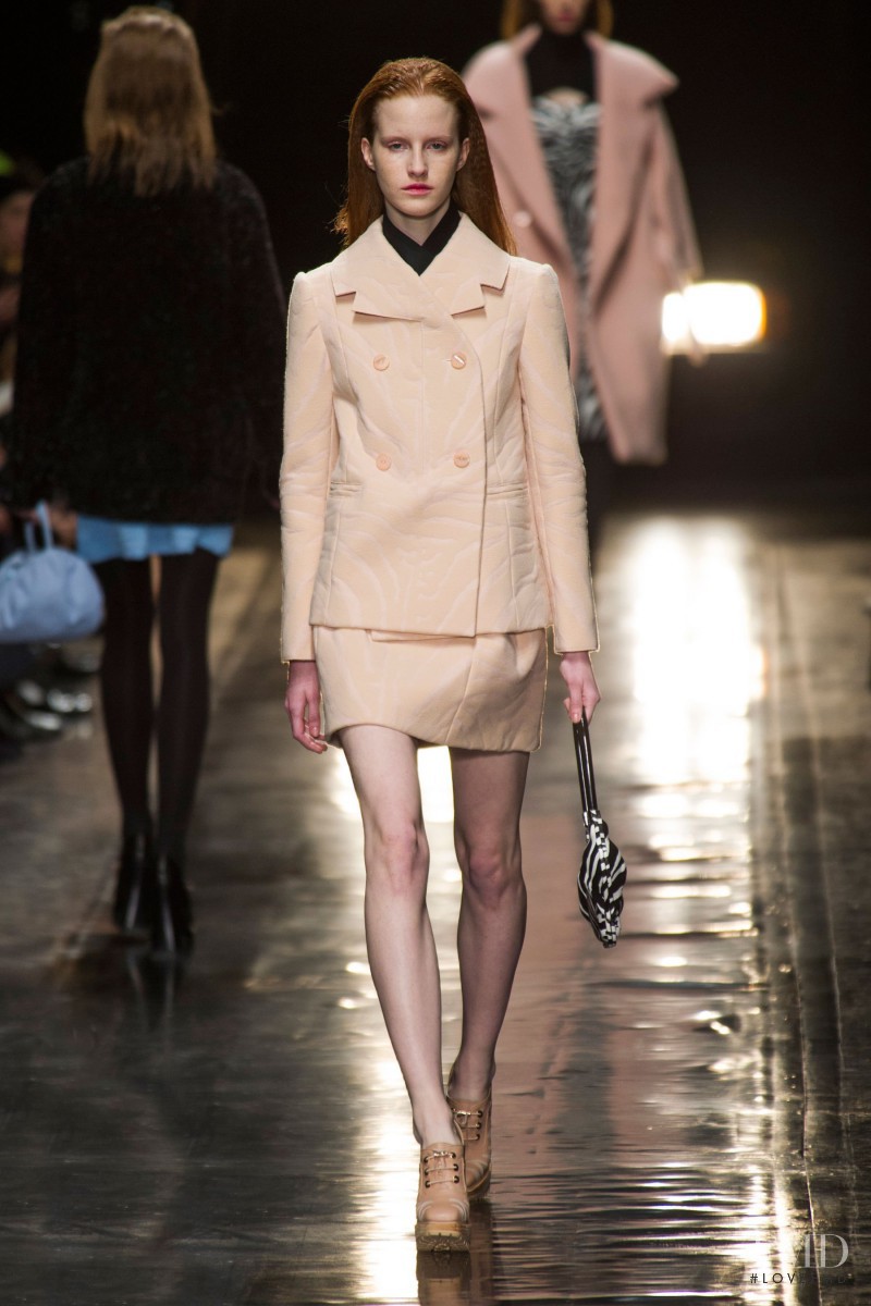 Magdalena Jasek featured in  the Carven fashion show for Autumn/Winter 2013