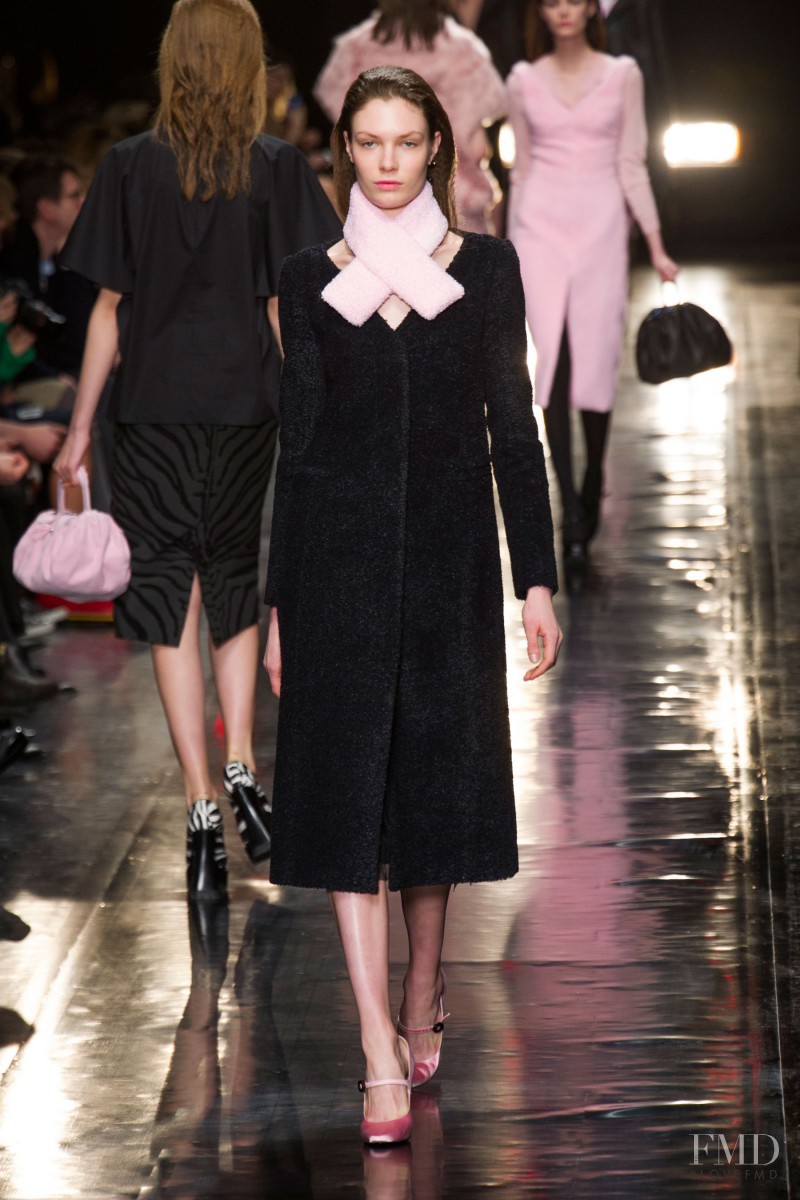 Alexandra Martynova featured in  the Carven fashion show for Autumn/Winter 2013