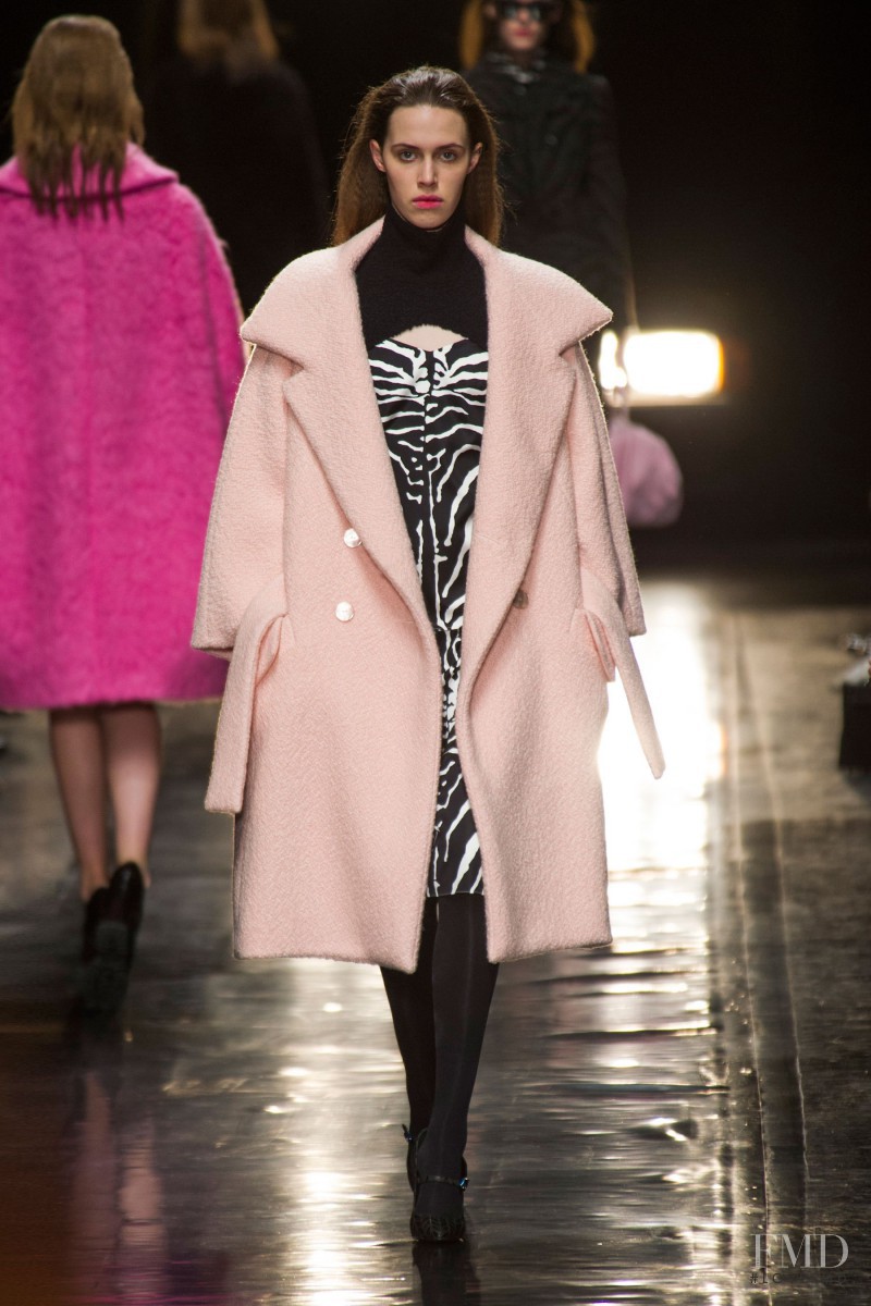 Georgia Hilmer featured in  the Carven fashion show for Autumn/Winter 2013