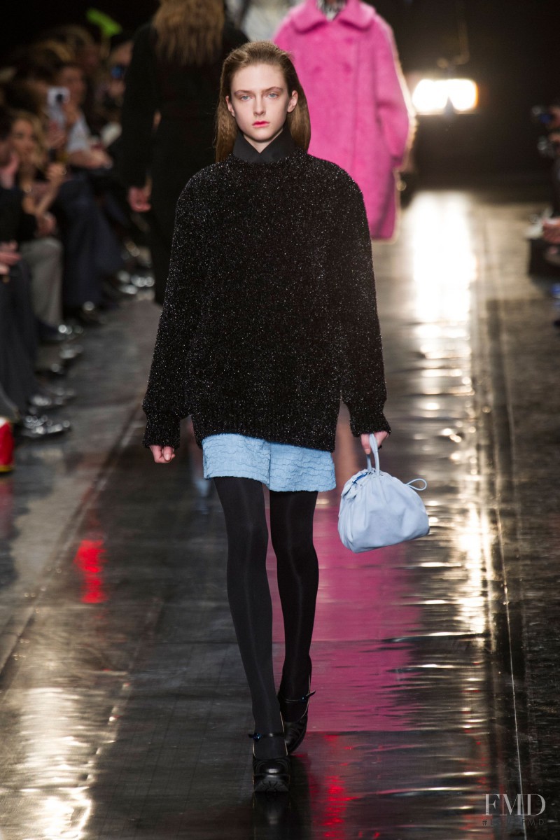 Gracie van Gastel featured in  the Carven fashion show for Autumn/Winter 2013