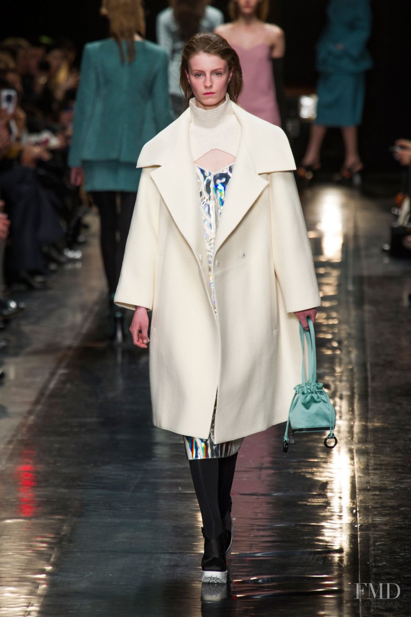Clara Nergardh featured in  the Carven fashion show for Autumn/Winter 2013