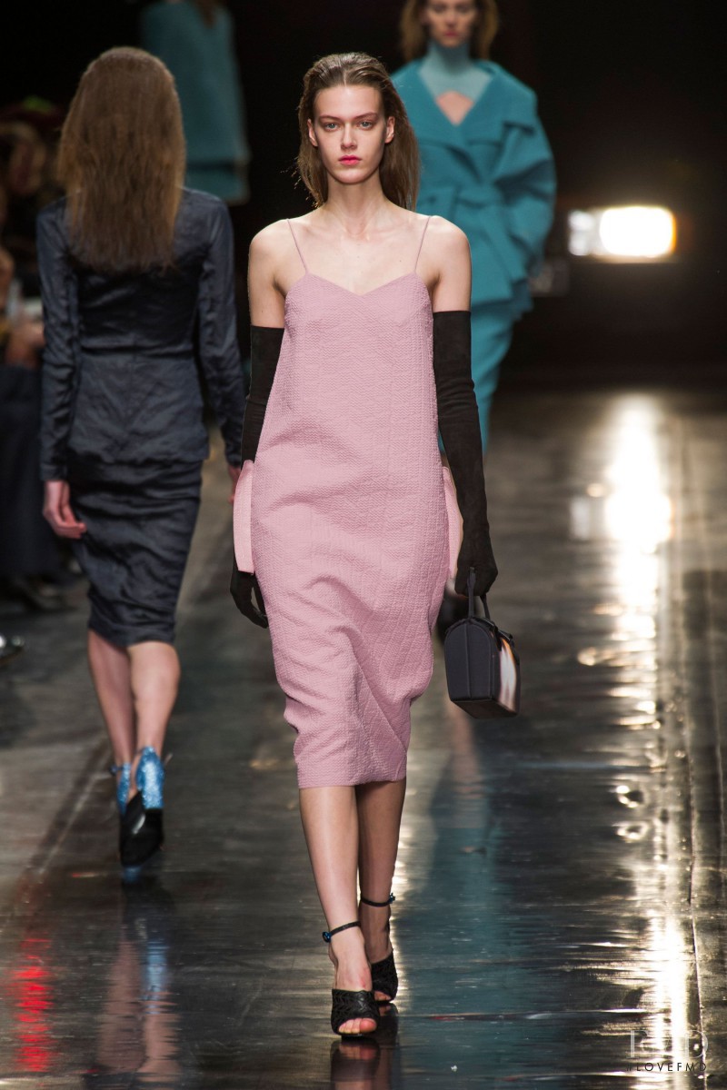 Tess Hellfeuer featured in  the Carven fashion show for Autumn/Winter 2013
