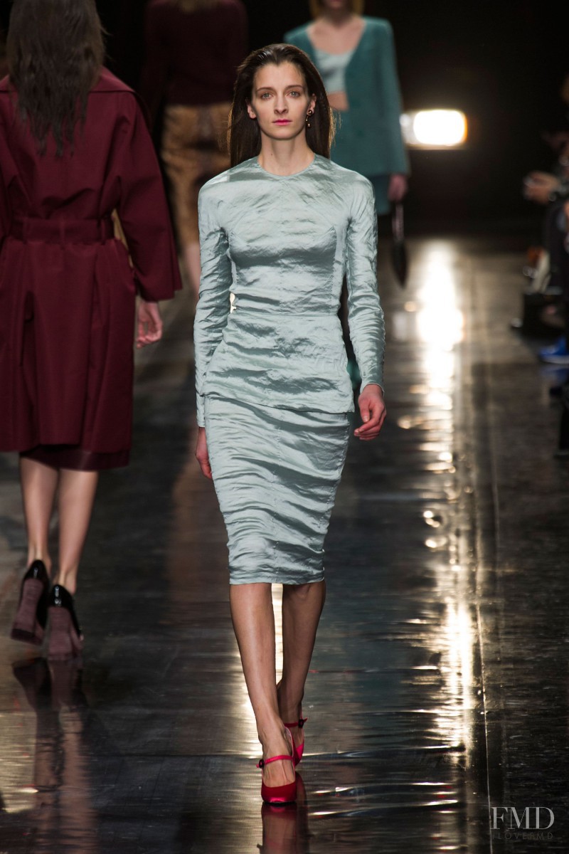 Roos Van Bosstraeten featured in  the Carven fashion show for Autumn/Winter 2013