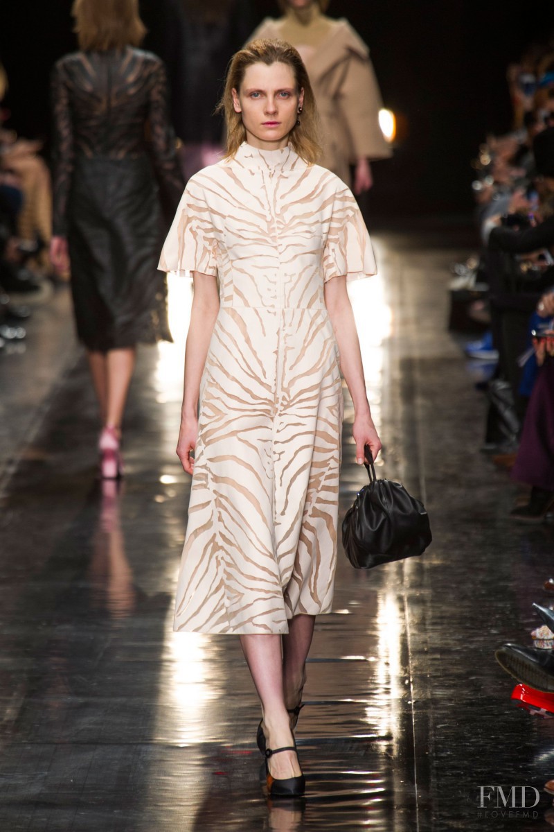 Maria Loks featured in  the Carven fashion show for Autumn/Winter 2013