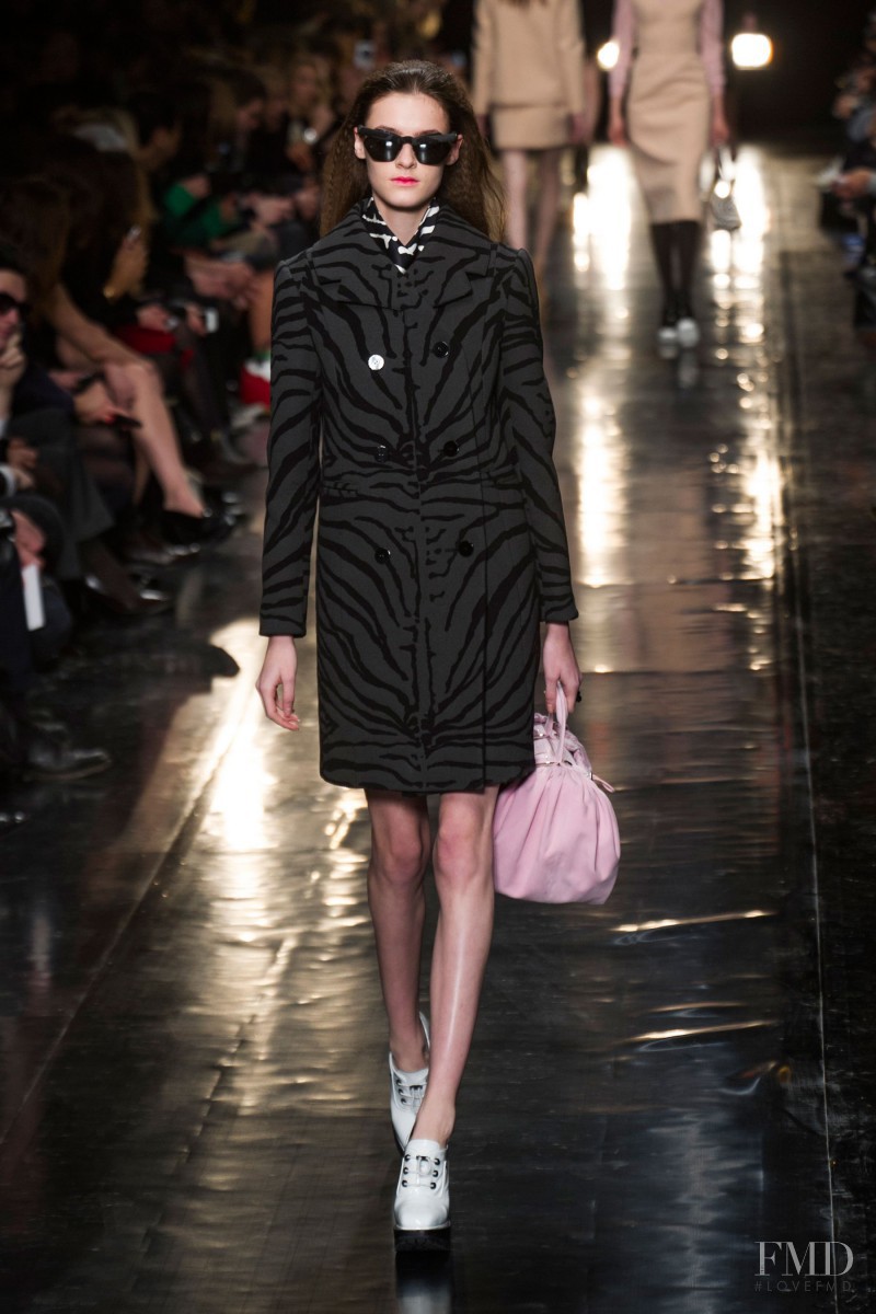 Kremi Otashliyska featured in  the Carven fashion show for Autumn/Winter 2013