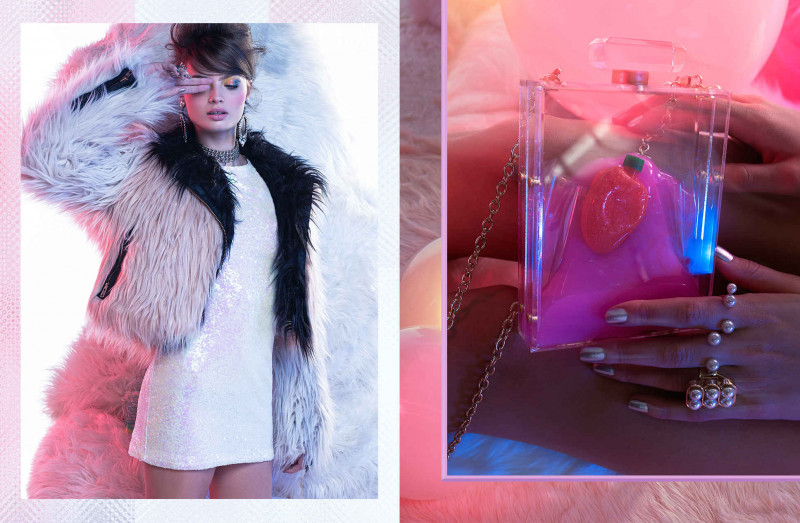 Moa Aberg featured in  the Nasty Gal lookbook for Holiday 2014