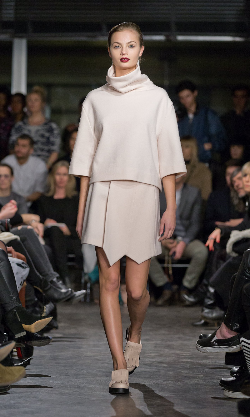 Moa Aberg featured in  the Caroline Kummelstedt fashion show for Autumn/Winter 2014