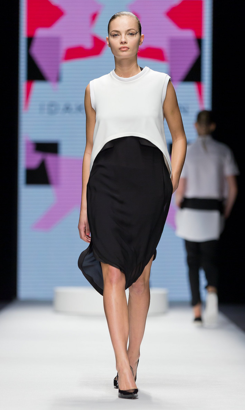 Moa Aberg featured in  the Ida Klamborn fashion show for Autumn/Winter 2014