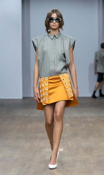 Moa Aberg featured in  the AltewaiSaome fashion show for Spring/Summer 2013