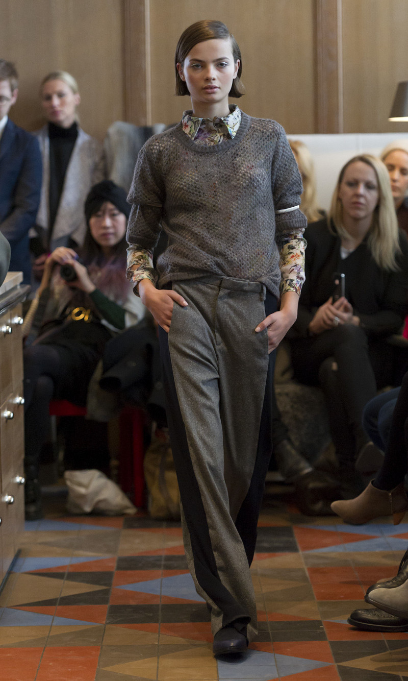 Moa Aberg featured in  the Rodebjer fashion show for Autumn/Winter 2012