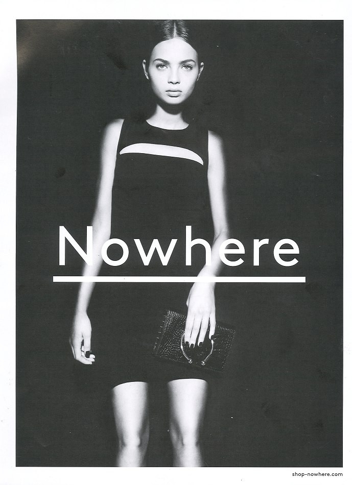 Moa Aberg featured in  the Nowhere advertisement for Autumn/Winter 2011