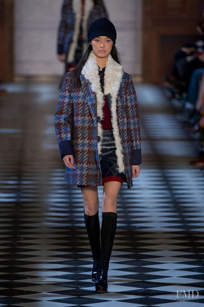 Tian Yi featured in  the Tommy Hilfiger fashion show for Autumn/Winter 2013