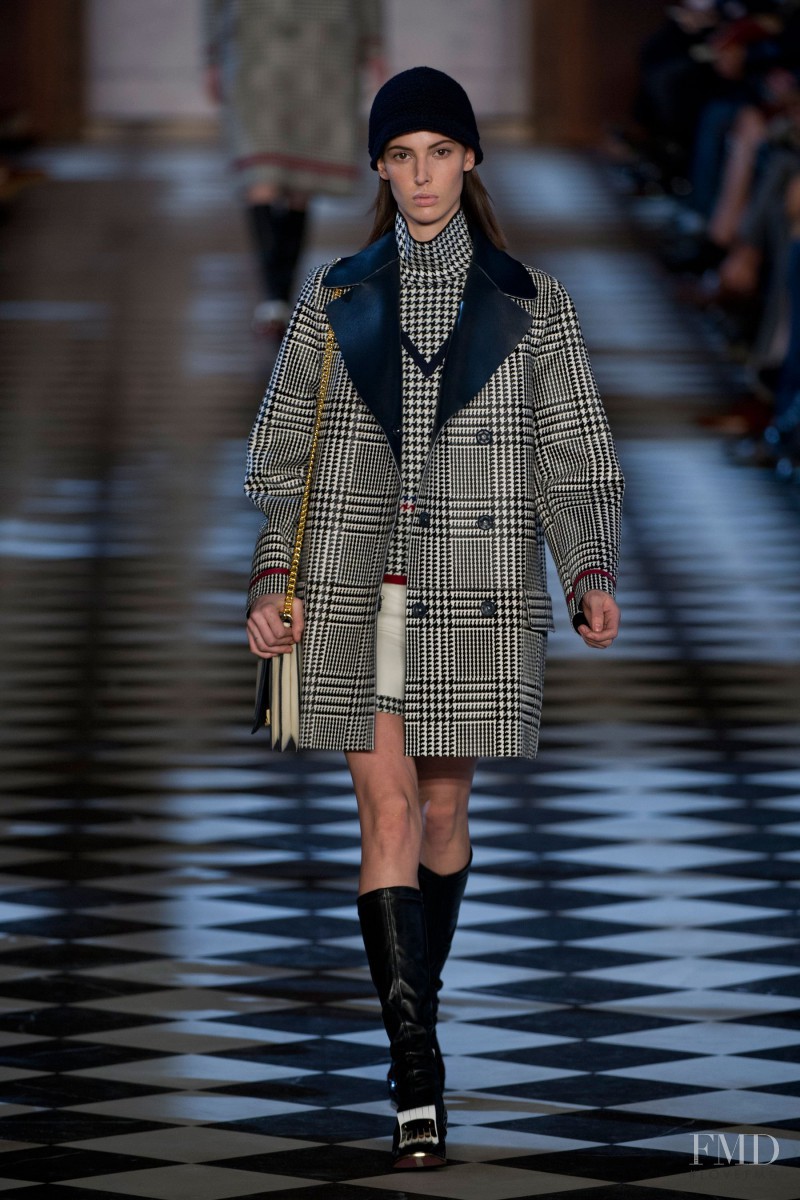 Ruby Aldridge featured in  the Tommy Hilfiger fashion show for Autumn/Winter 2013