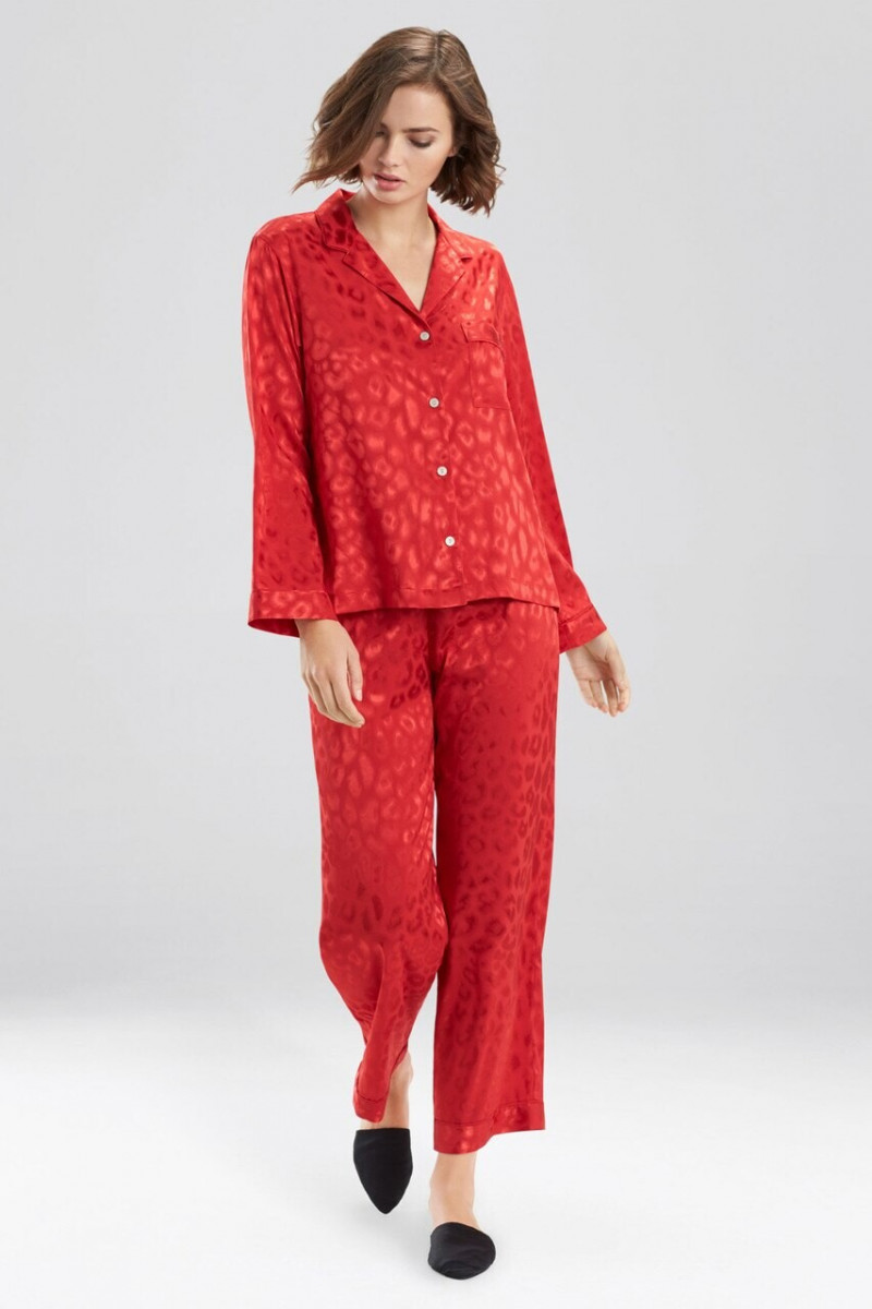 Moa Aberg featured in  the Josie Natori lookbook for Pre-Spring 2020