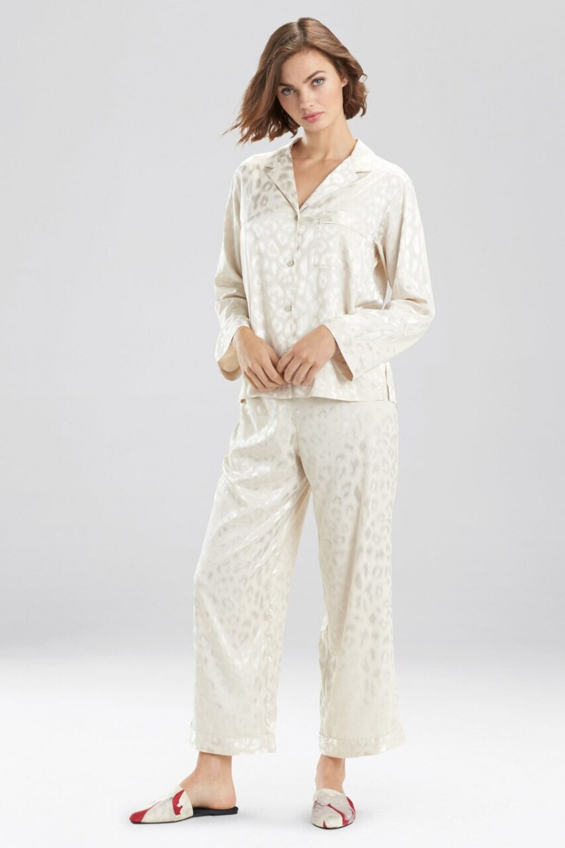 Moa Aberg featured in  the Josie Natori lookbook for Pre-Spring 2020