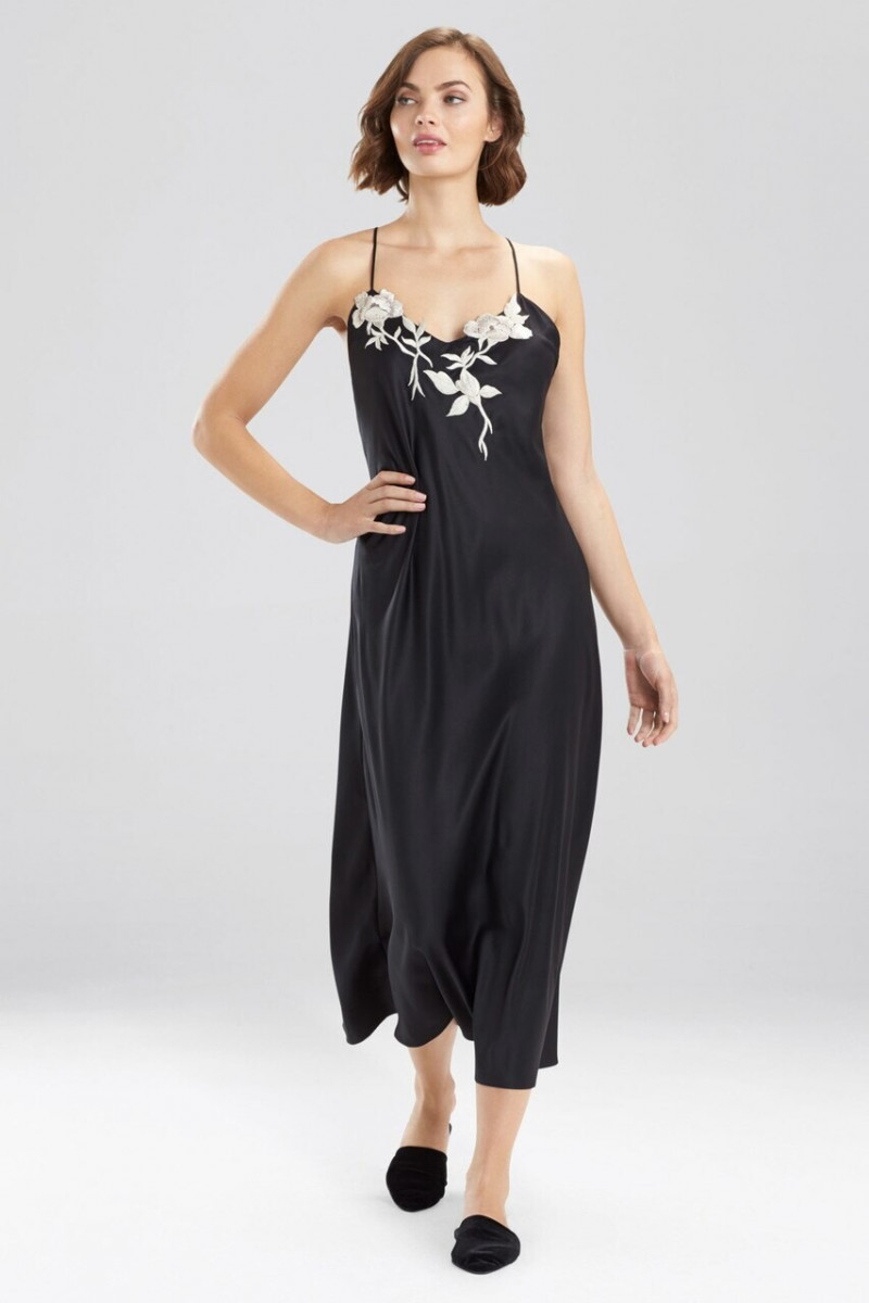 Moa Aberg featured in  the Josie Natori lookbook for Pre-Spring 2020