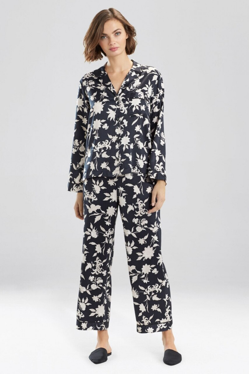 Moa Aberg featured in  the Josie Natori lookbook for Pre-Spring 2020